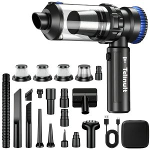 Telinult Handheld Vacuum Cleaner | Wireless Mini Portable Hand Vacuum Blower for Home | TN-VACUUMCLEANER-2738