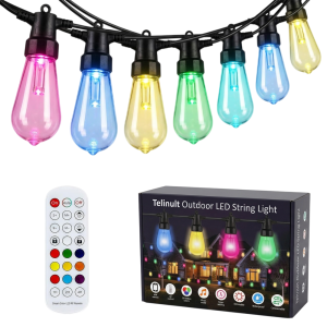 Telinult Curtain Outdoor Lights | Christmas Outdoor String Light | Seasonal Outdoor Lighting | Model TN-OUTDOORLIGHTS-2356